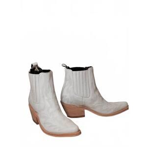 NEW LIBERTY BLACK women's simone stitch bootie in blanco